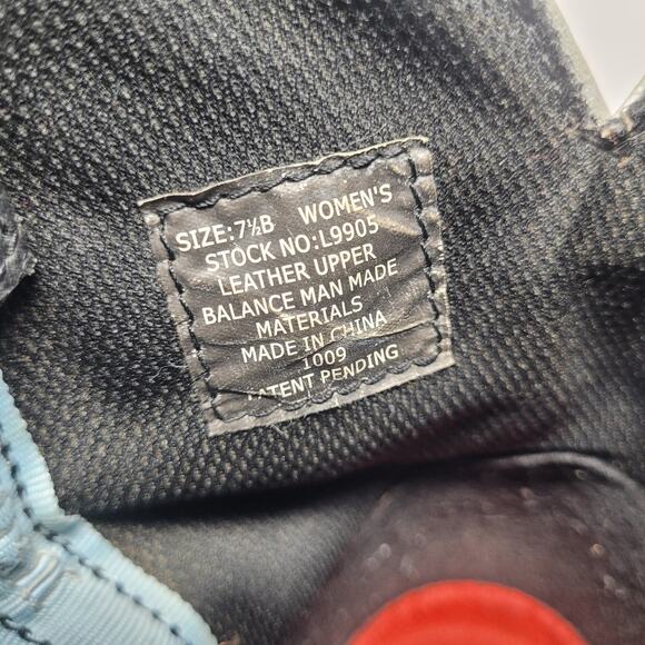 Justin Gypsy Boots 7.5 Black Turquoise Western Roper Cowgirl Rodeo Gemma L9905 - Picture 10 of 11